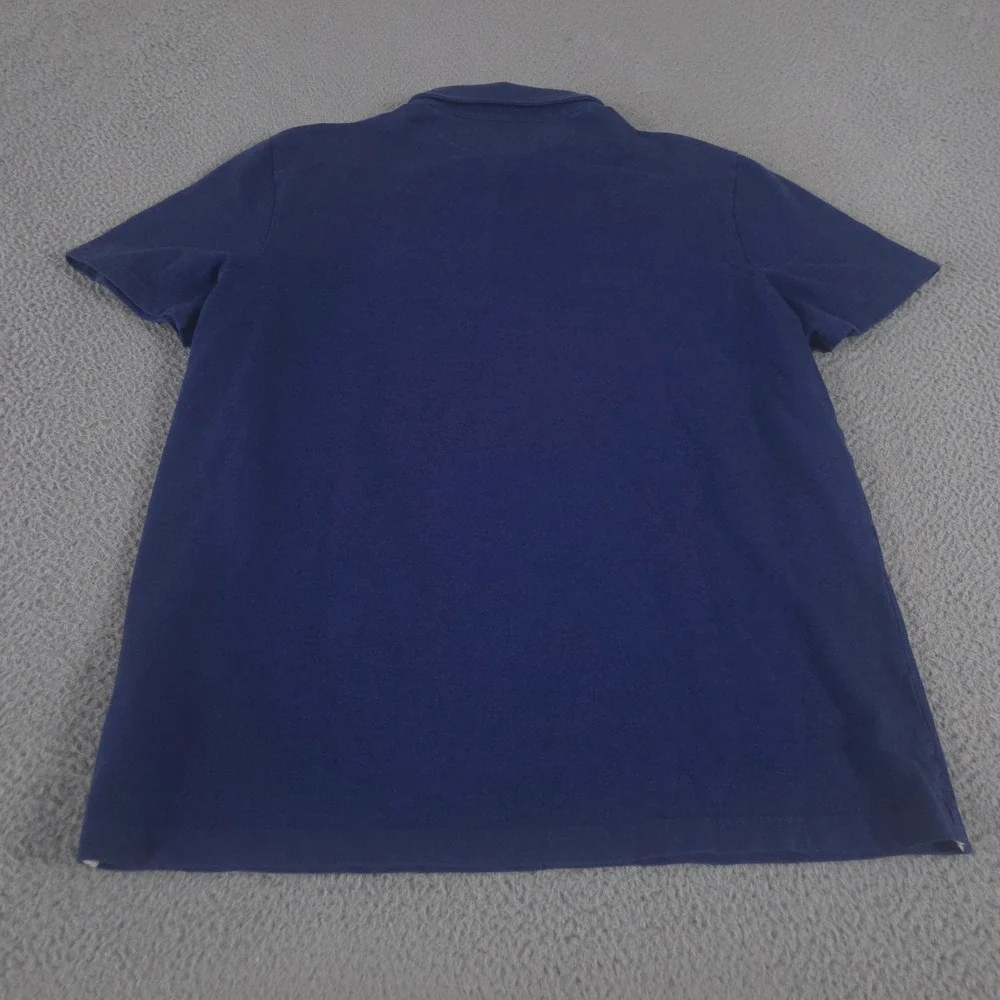 LOT OF 2 Banana Republic Polo Shirt Mens XL Navy Don't-Sweat-It Luxe Touch Pique